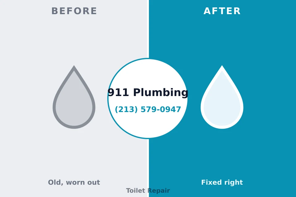 Before and after: plumbing repair East Brady, PA